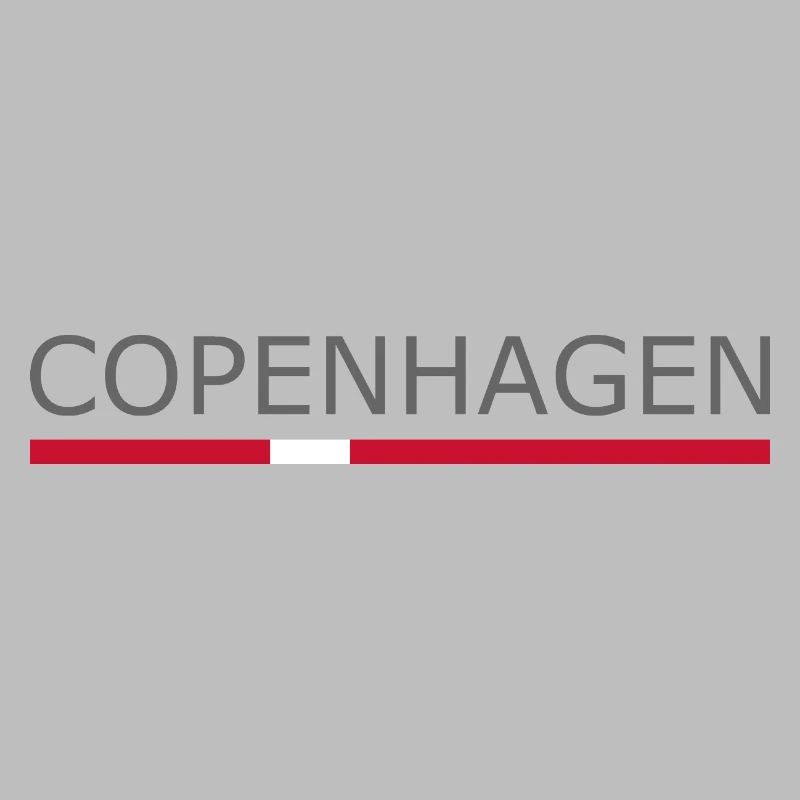 Copenhague - Kopenhague - Drapeau du Danemark - Dänemark
