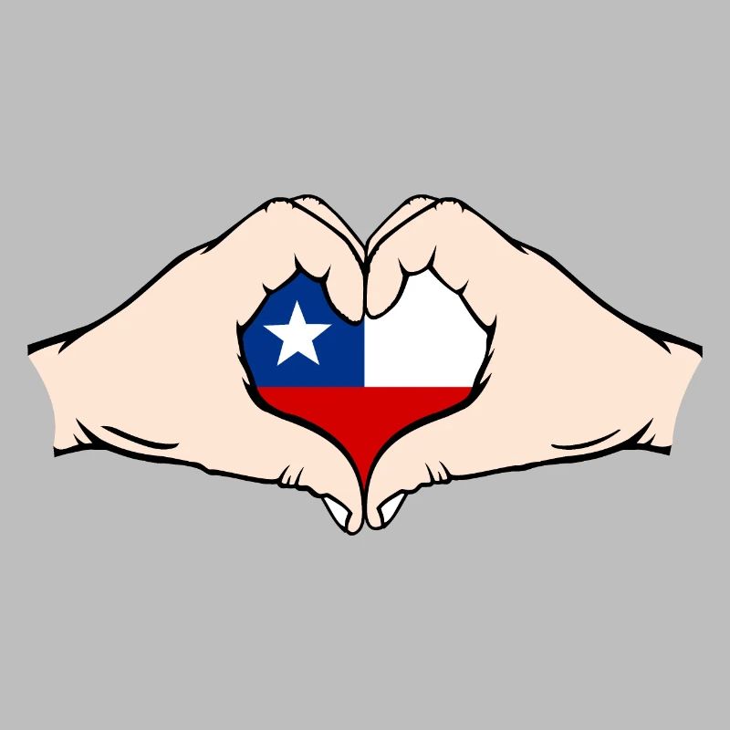Chile Heart Shape with Hands