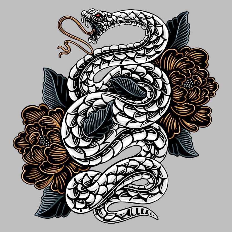 Shirohebi (白蛇 Serpent blanc, white snake)