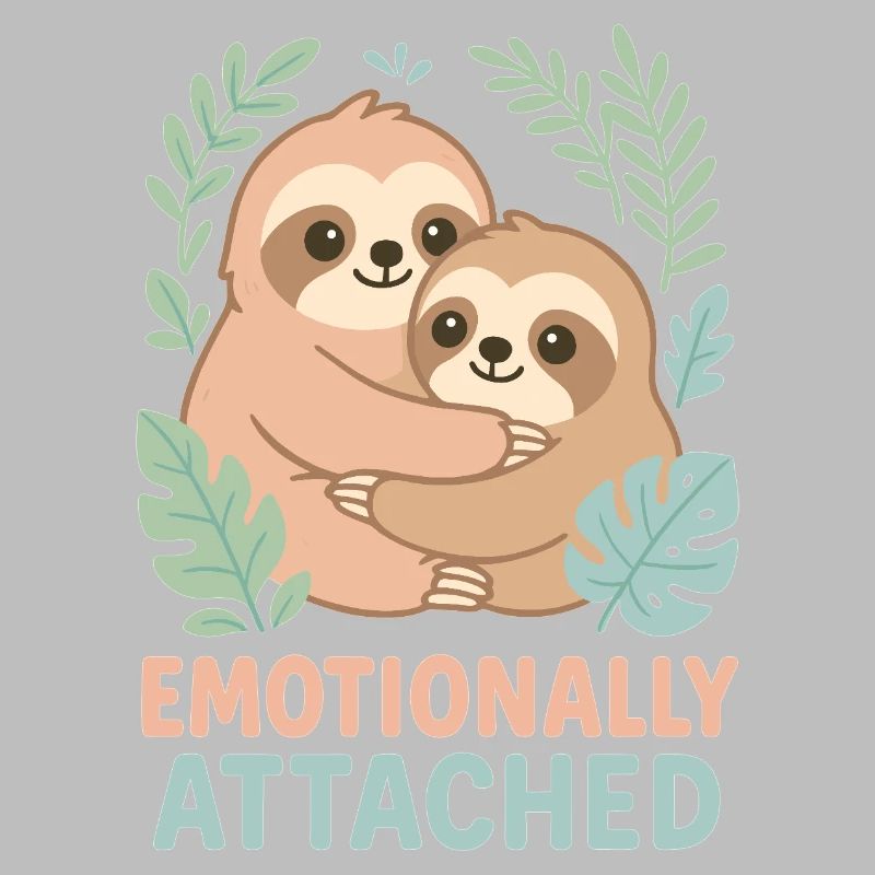 Faultier Pärchen – Süßes Design mit Emotion