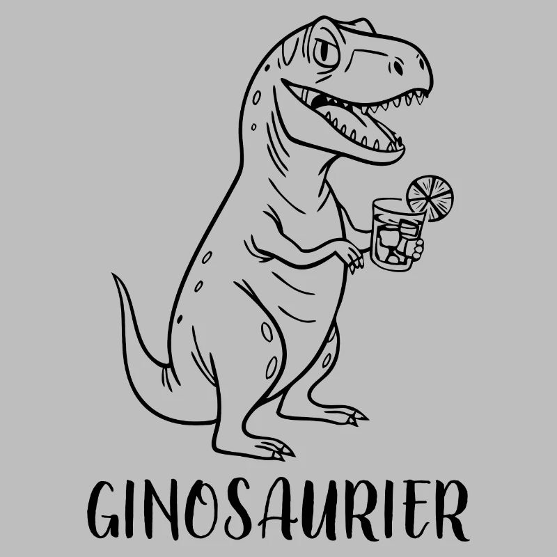 Ginosaur - Trex - Gin - Jeu de mots