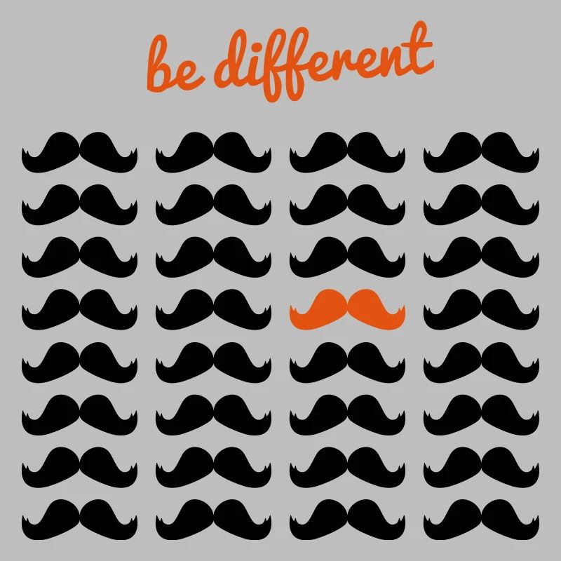 Be Different - Moustaches