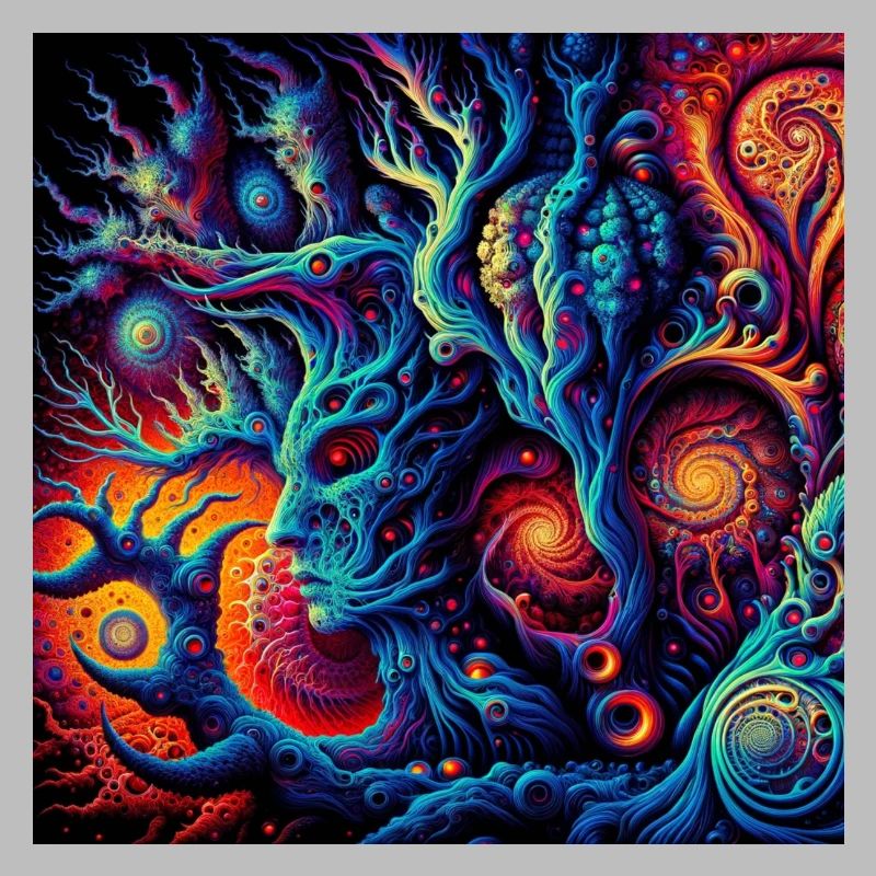 Fractale de la forêt psy