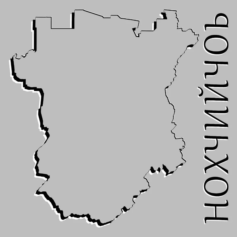 (RU) Chechnya map as outline CE