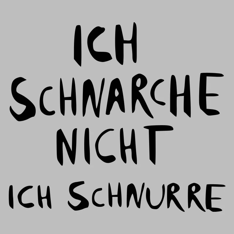 ich schnarche nicht - ich