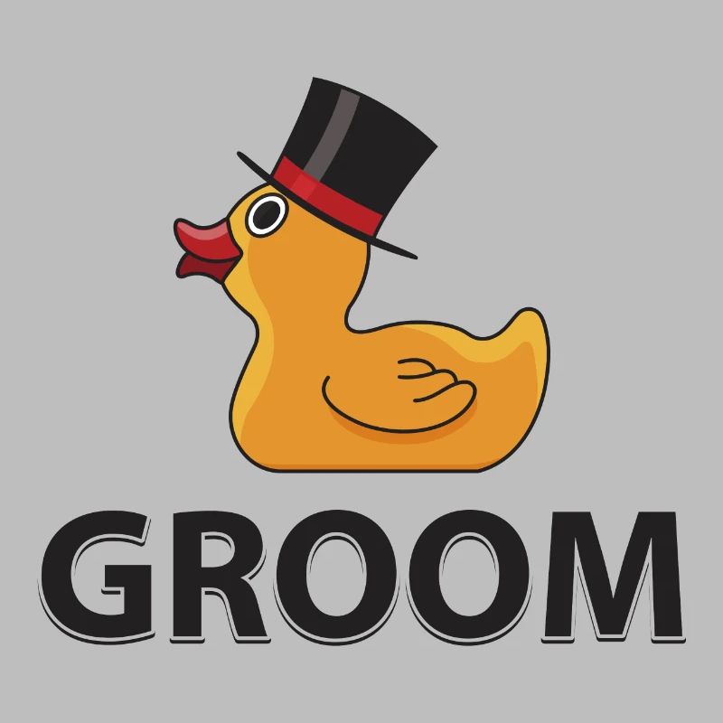 Bräutigam Rubberduck Geschenk