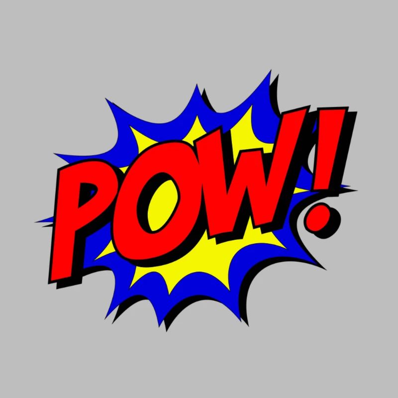 Pow Superheld Comic Geschenk Idee