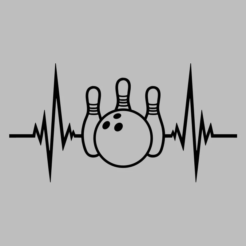 puls frequenz herzschlag 3 pins treffer bowling um