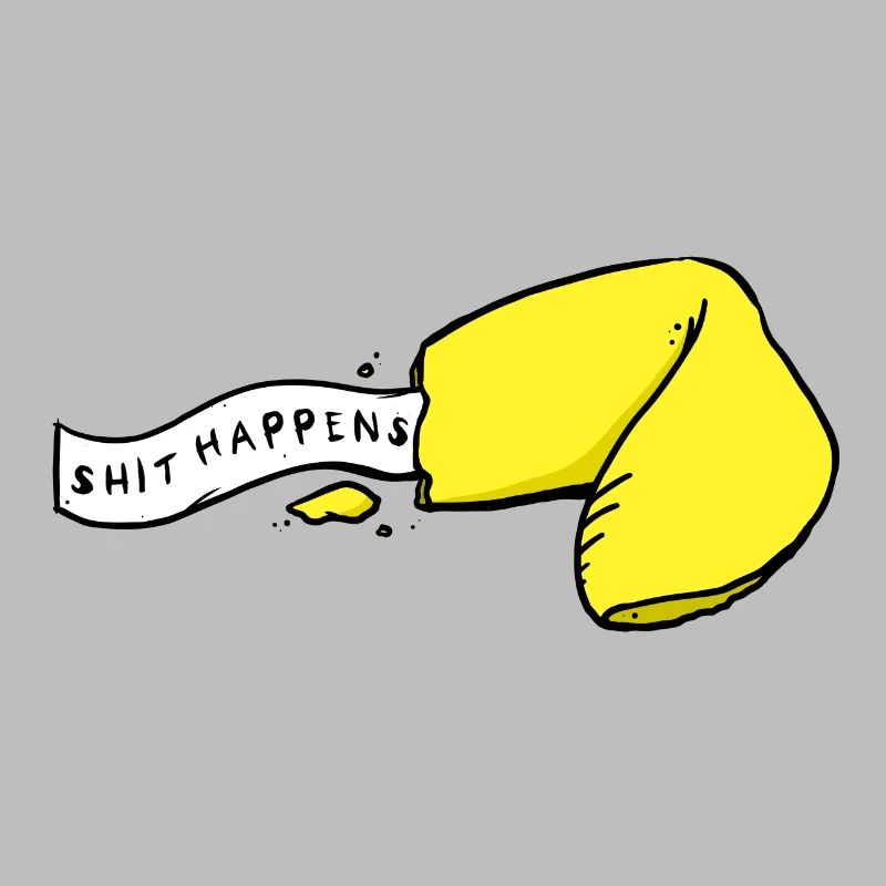 Merde arrive - fortune cookie