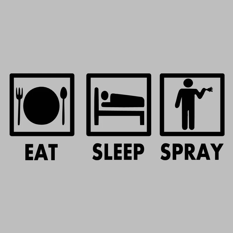 Eat Sleep Spray Vector Design