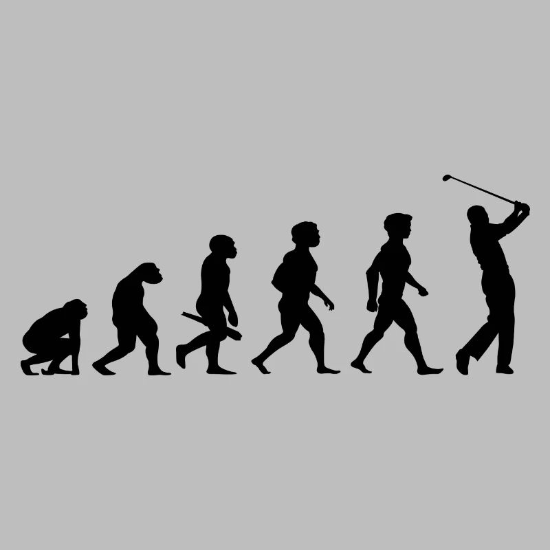 Evolution Golf Golfer Golfspieler Golfplatz