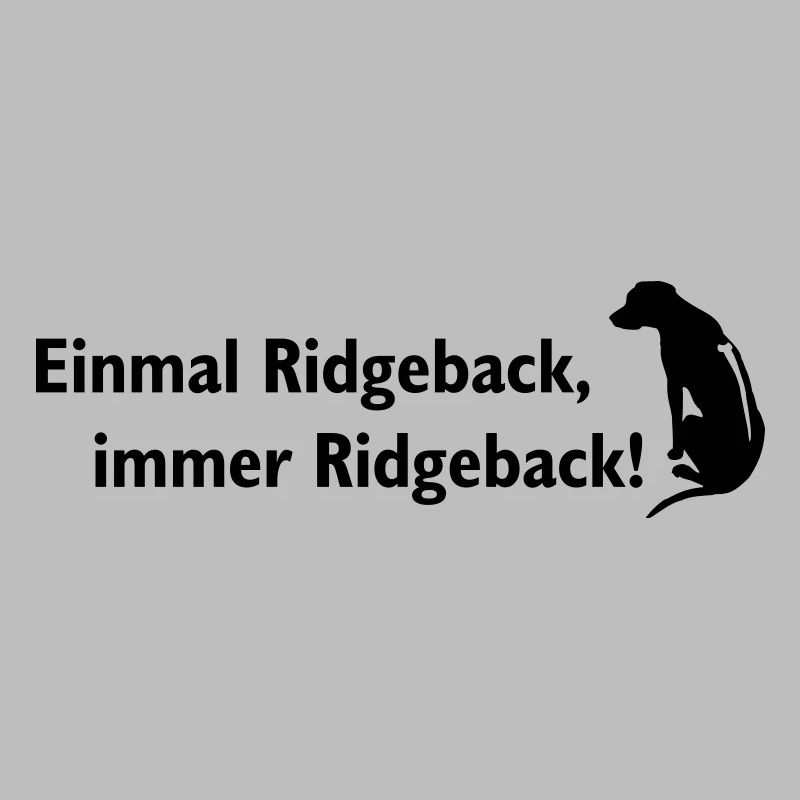 Typisch Rhodesian Ridgeback