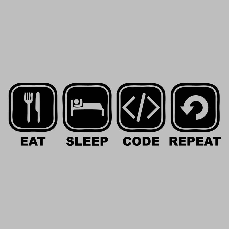 Eat, sleep, Code, Repeat