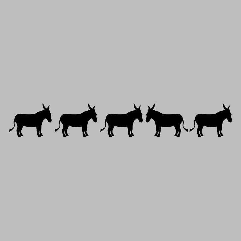 anders be different esel pferd pony klein packesel