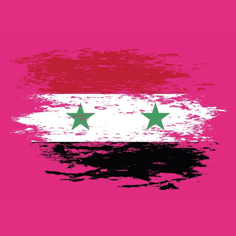 Drapeau syrien utilisé