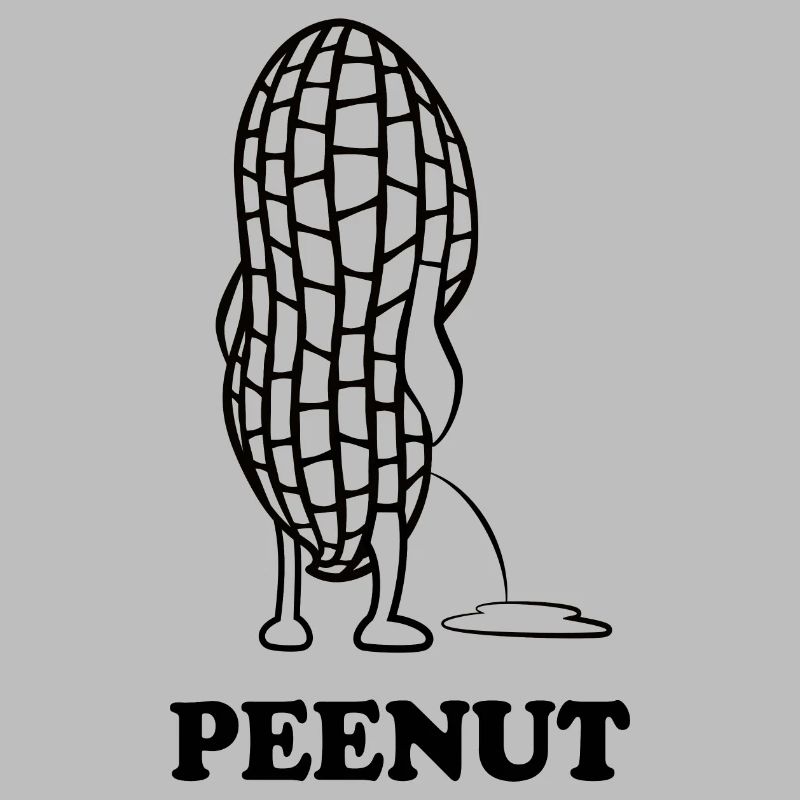 PeeNut - a peanut needs to pee, pun
