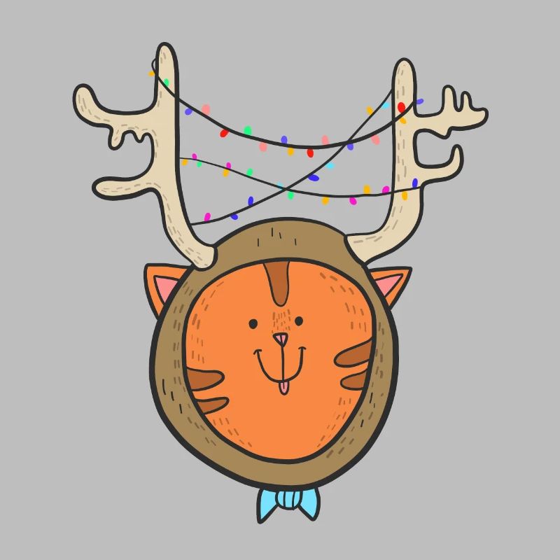 Bande dessinée de Noël pour chats avec chats
