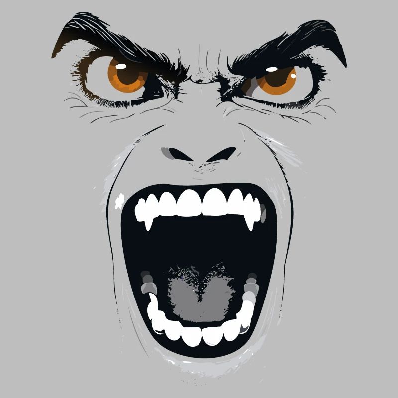 Scary Vampire Face