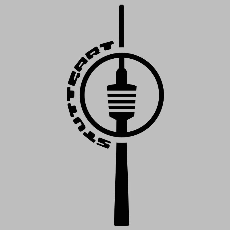 Stuttgart television tower circle