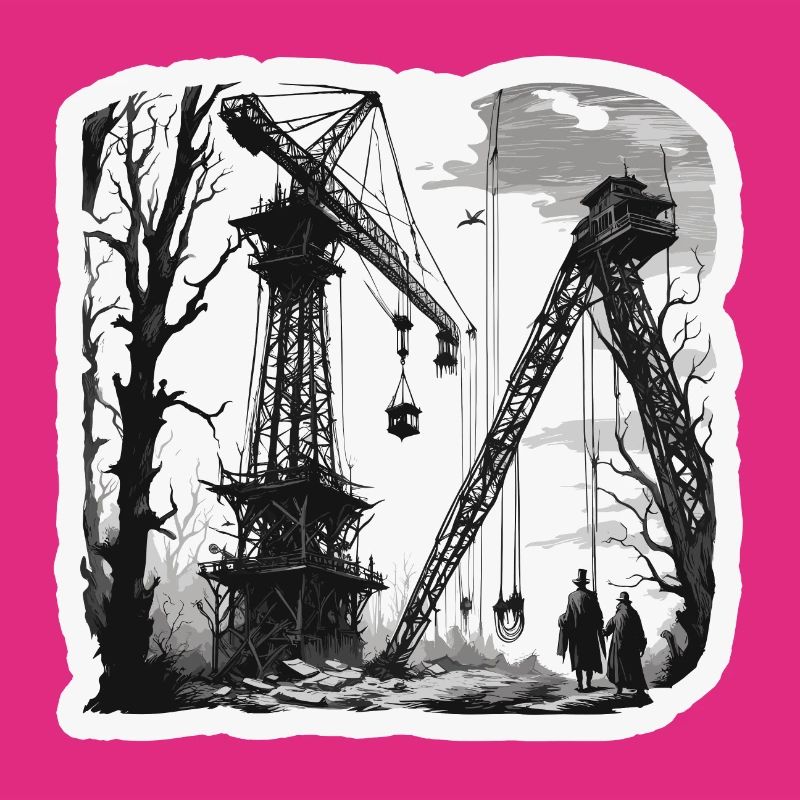 Crane / construction site / winch / crane system