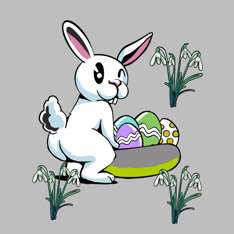 Easter Bunny Easter Nest Eggs Bunny Rabbit Child