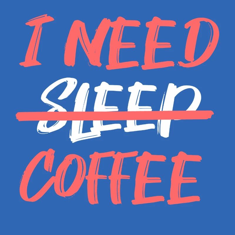 Fatigue Coffee Lovers Statement Coffee Drinking