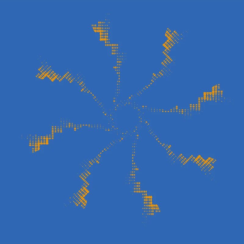 Firework pixel gyroscopic wind turbine
