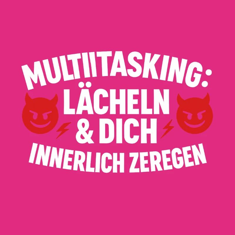 Multitasking Internally disassembling smiles