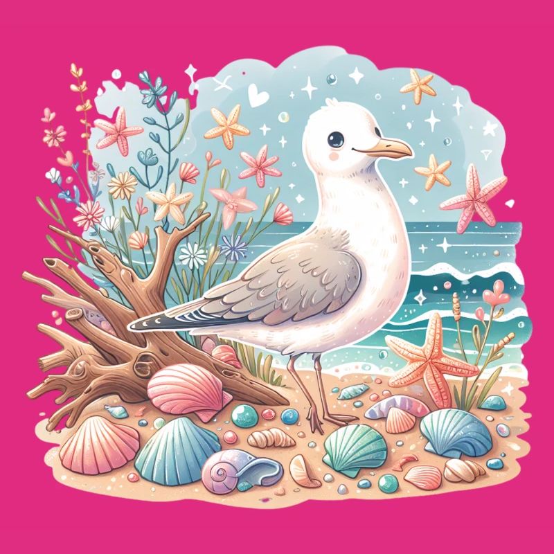 Seagull Beach Shells Maritime Coast