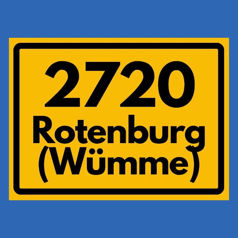 OLD POSTCODE ZIP CODE RETRO 2720 ROTENBURG WÜMME!