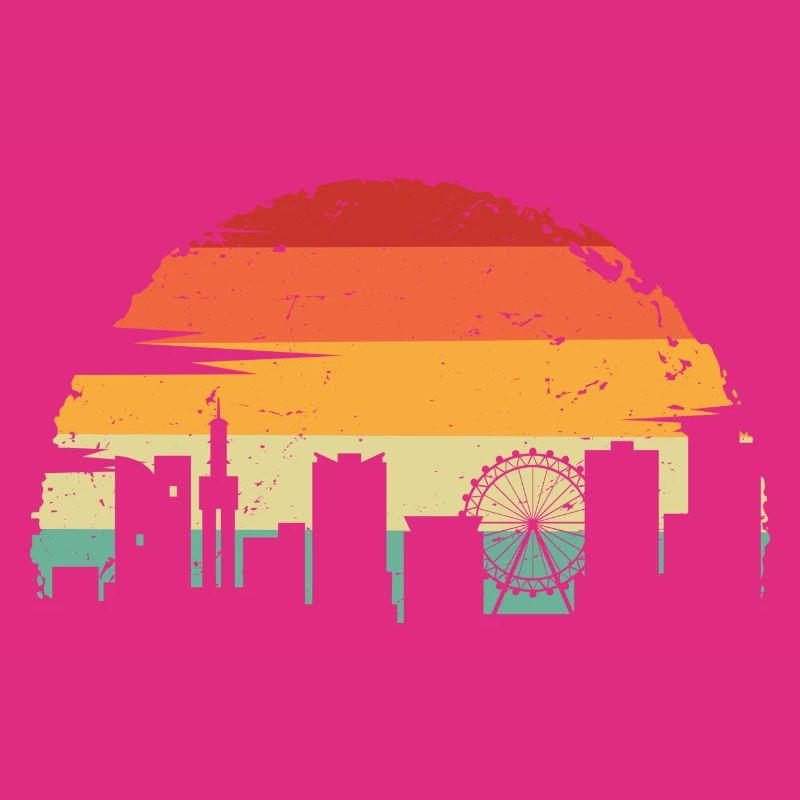 Sunset Skyline Gradient
