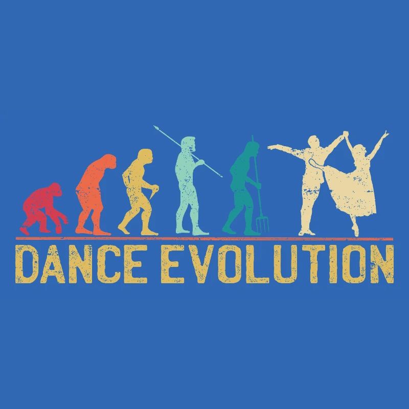 Conception de silhouette d'évolution de la danse