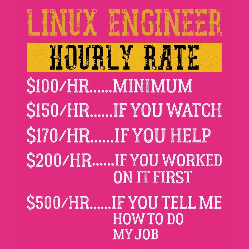 Linux Engineer Hourly Rate Mechanic Labor rate