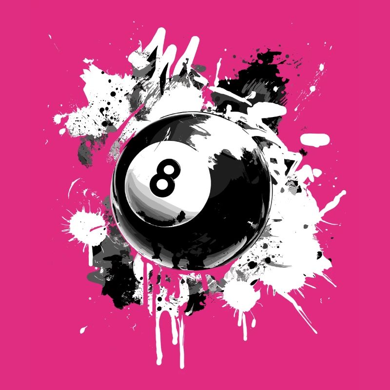 Conception créative de billard à 8 boules