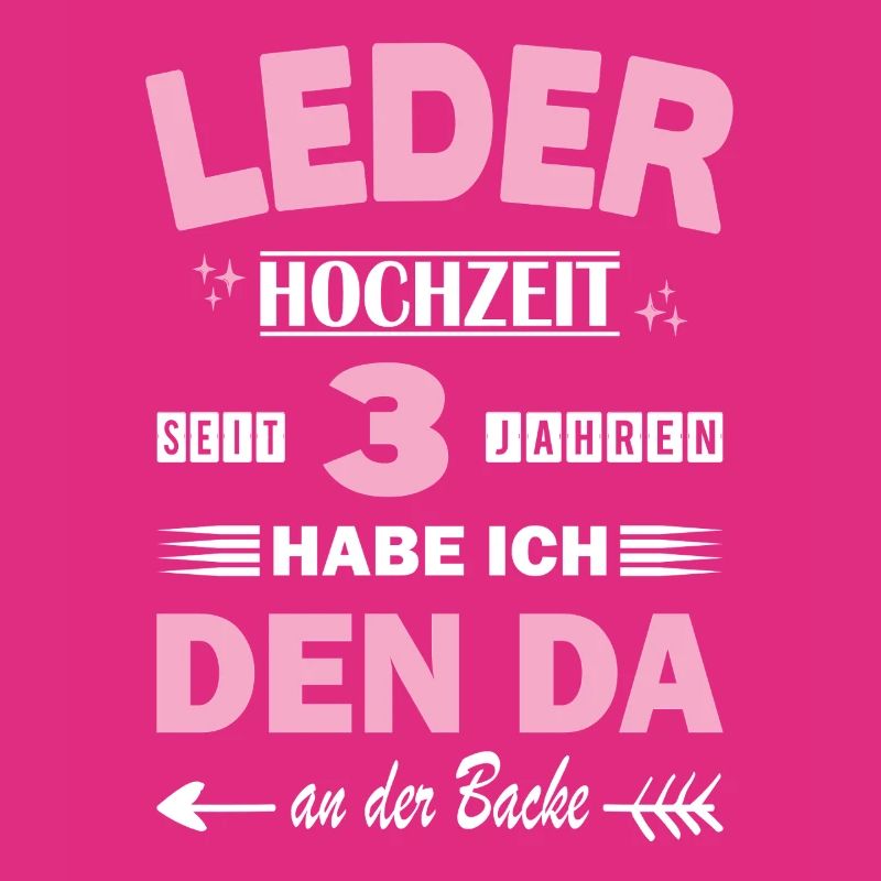 3. Hochzeitstag Ehefrau Jahrestag Ehe Geschenk