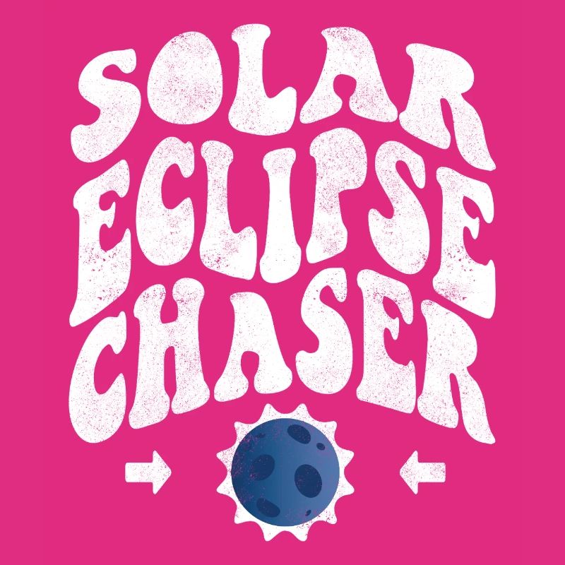 Solar eclipse chaser white