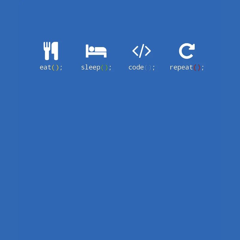 Eat Sleep Code Repeat Programming Nerd