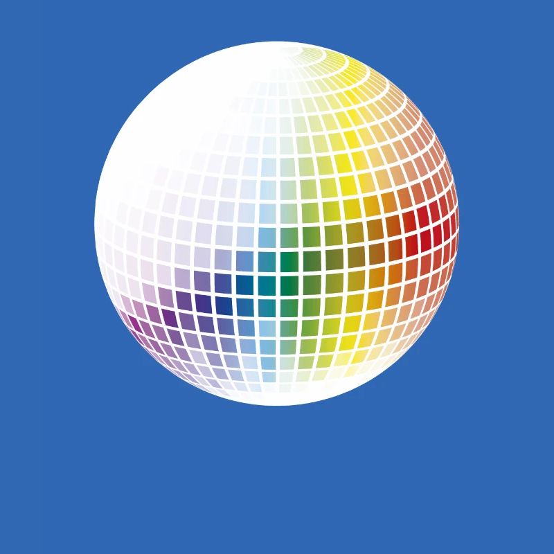 Regenbogen-Disco-Kugel