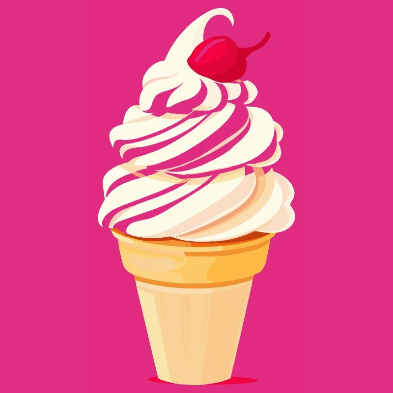Cornet de crème glacée Artwork