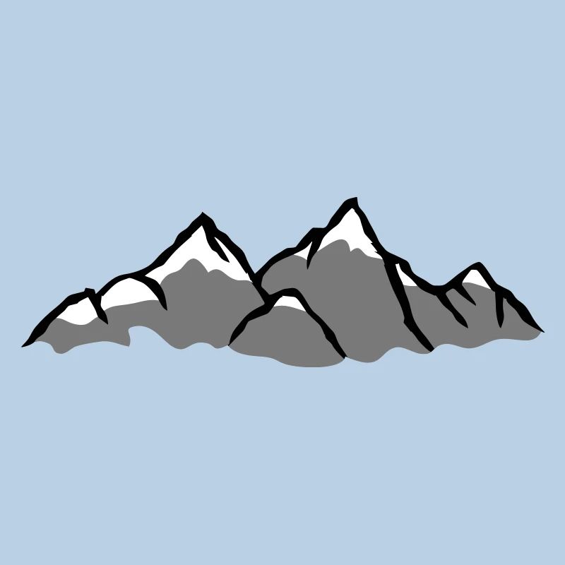 Schöne Berg Landschaft mit Schnee
