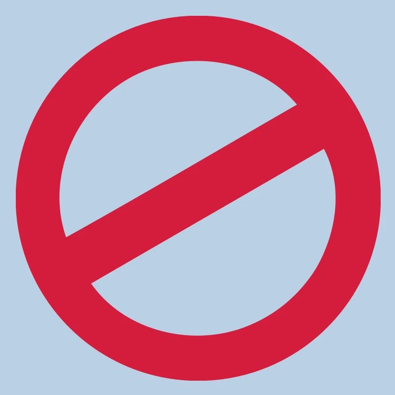 panneau d'interdiction
