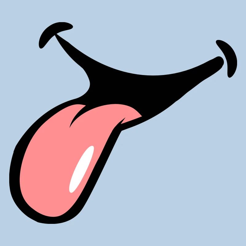 bâton de bouche langue