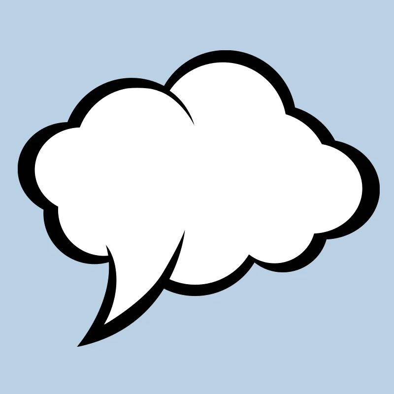 Comic speech bubble