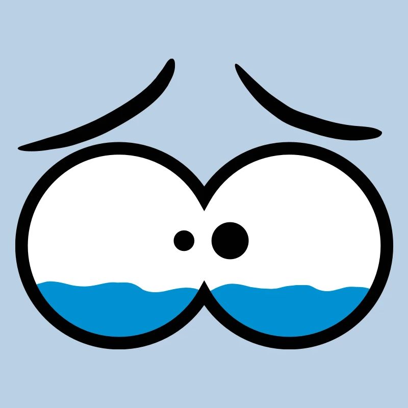 Sad Crying Comic Eyes