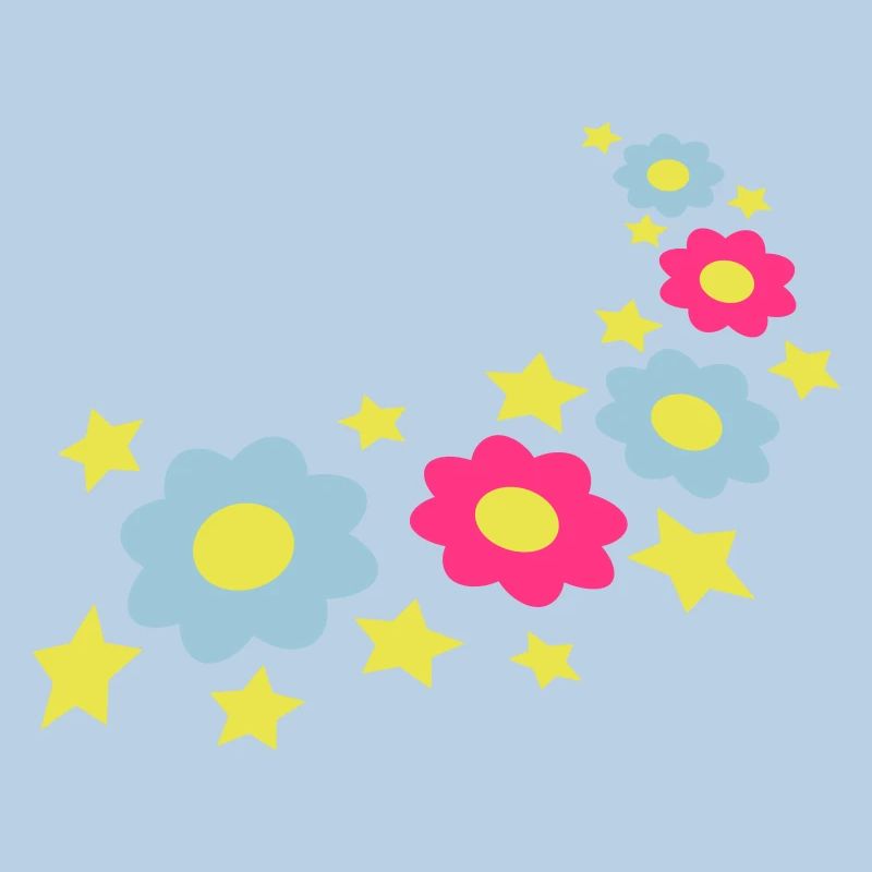 Beaucoup de fleurs colorées belle conception de motif décoratif