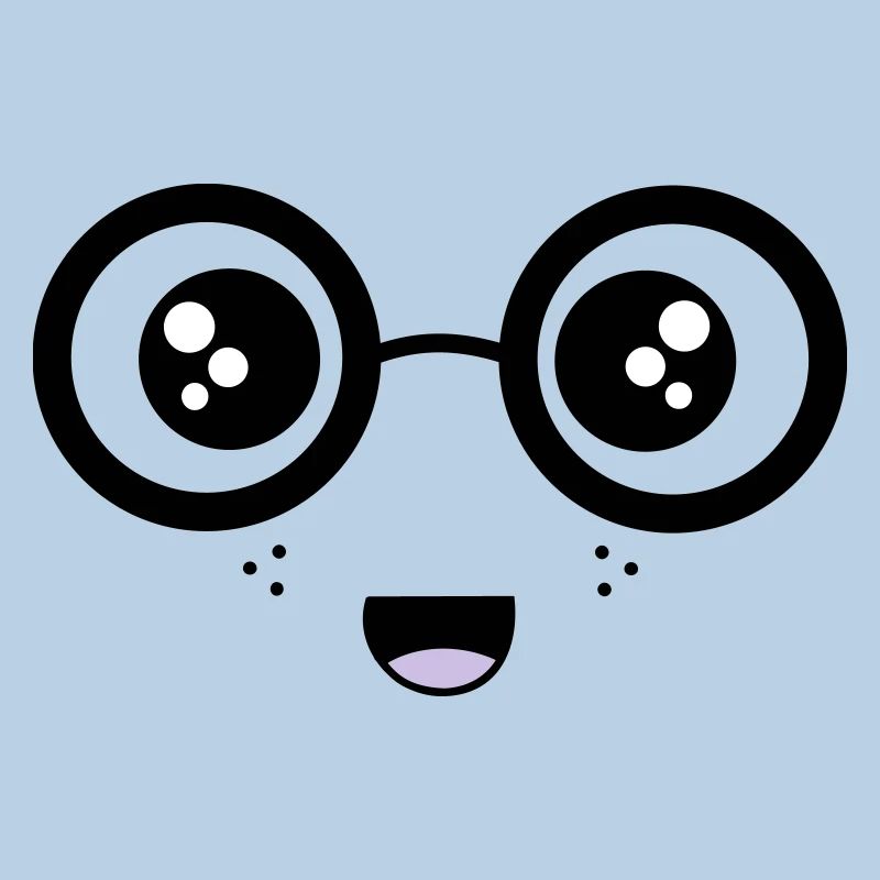 Visage nerdy