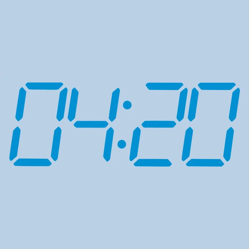 4:20 pm Seven segment digital clock