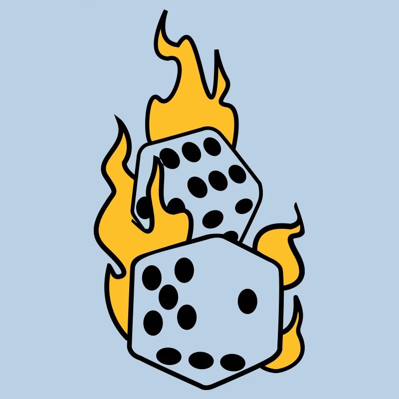 dices in flames
