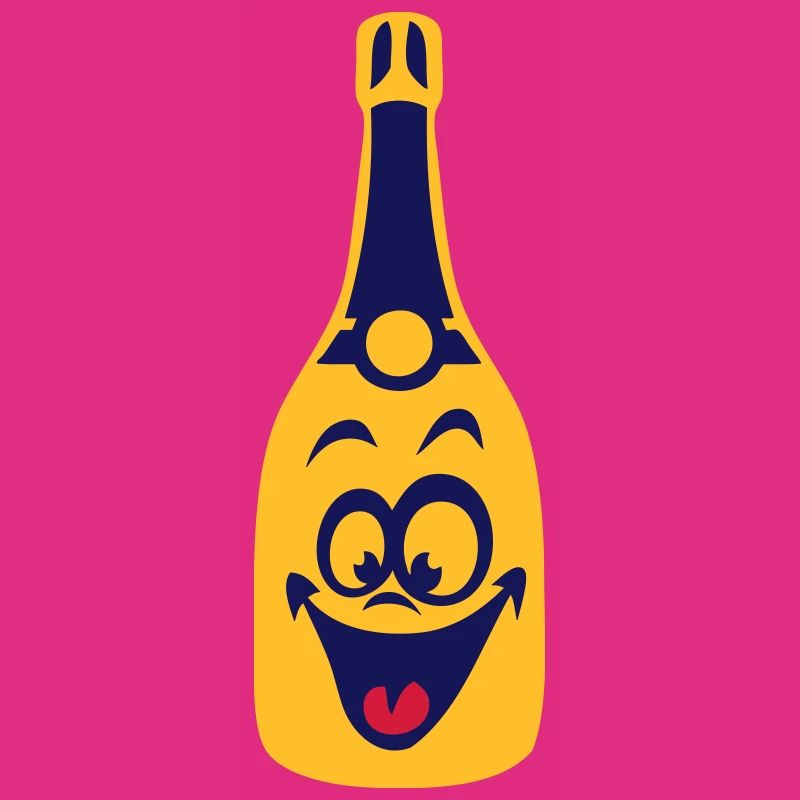 bouteille smiley comique rigolo