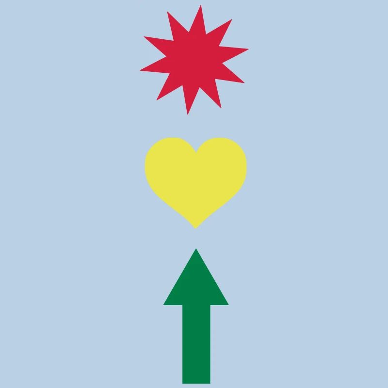 Traffic light Star heart Arrow 3c